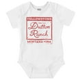 thumbnail image 1 of Yellowstone Dutton Ranch USA Stamp Romper Boys or Girls Infant Baby Brisco Brands NB, 1 of 6