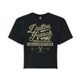 thumbnail image 1 of Yellowstone  - Dutton Ranch Wild Angry - Juniors Cropped Cotton Blend T-Shirt, 1 of 6