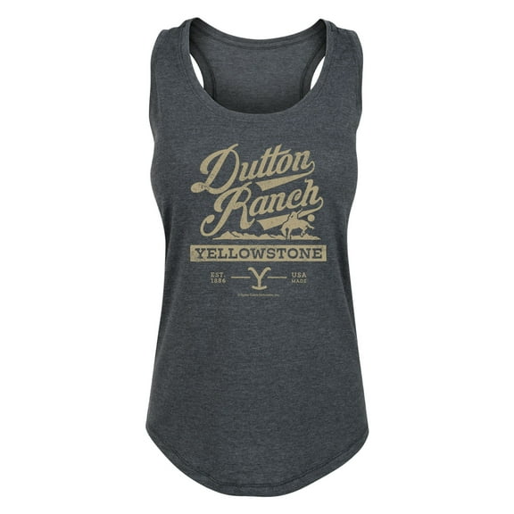 Yellowstone - Dutton Ranch Wild Angry - Women's Racerback Tank Top