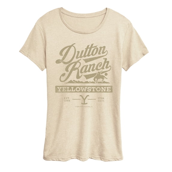 Yellowstone - Dutton Ranch Wild Angry - Women's Short Sleeve Graphic T-Shirt