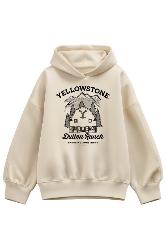 - Dutton Ranch - Women's Oversized Fleece Hoodie Sweatshirt