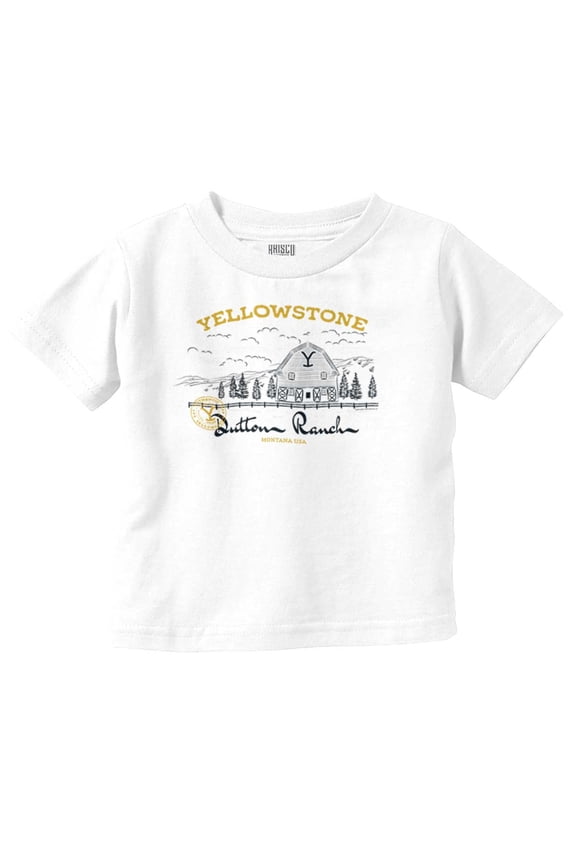 Dutton Ranch Y Barn Toddler Boy Girl T Shirt Infant Toddler Brisco Brands 6M
