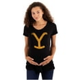 thumbnail image 1 of Yellowstone Dutton Ranch Y Brand Women's Maternity T Shirt Tee Brisco Brands S, 1 of 3