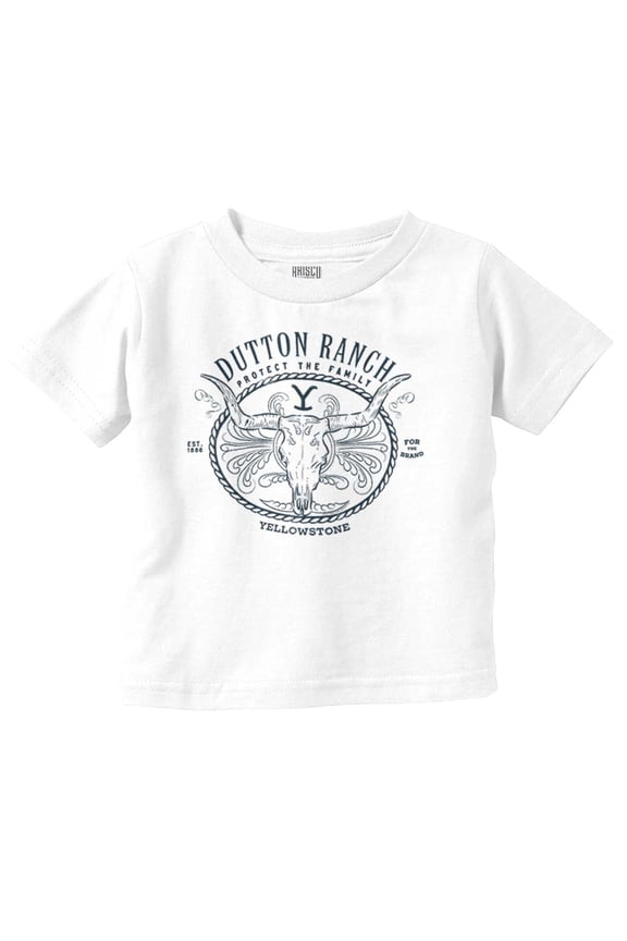 Dutton Ranch Y Bull Toddler Boy Girl T Shirt Infant Toddler Brisco Brands 12M