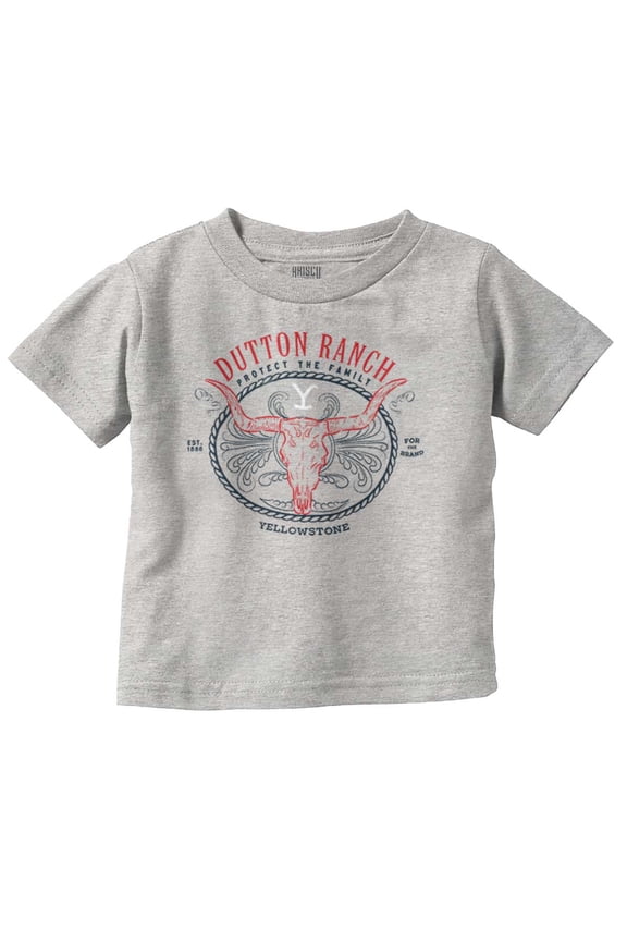 Dutton Ranch Y Bull Toddler Boy Girl T Shirt Infant Toddler Brisco Brands 24M