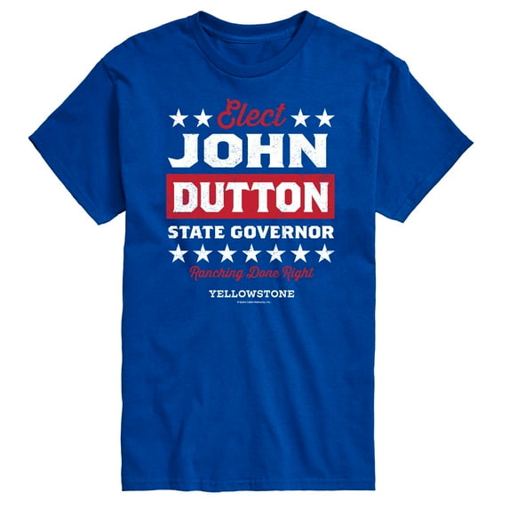 Yellowstone - Elect John Dutton Governor - Men's Short Sleeve Graphic T-Shirt