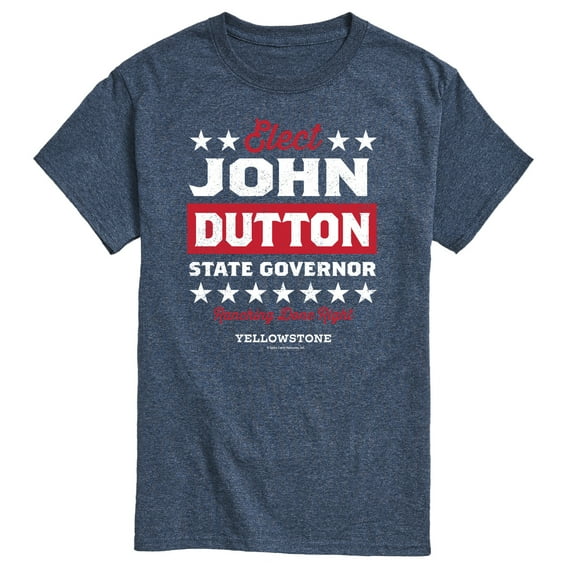 Yellowstone - Elect John Dutton Governor - Men's Short Sleeve Graphic T-Shirt