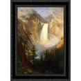 thumbnail image 1 of Yellowstone Falls 20x24 Black Ornate Wood Framed Canvas Art by Bierstadt, Albert, 1 of 2