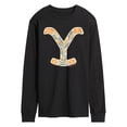 thumbnail image 1 of Yellowstone - Floral Logo - Men's Long Sleeve Graphic T-Shirt, 1 of 5