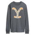 thumbnail image 1 of Yellowstone - Floral Logo - Men's Long Sleeve Graphic T-Shirt, 1 of 5