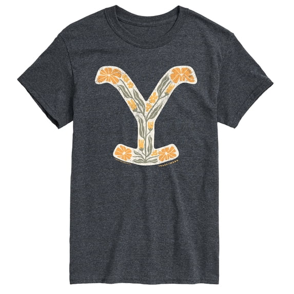Yellowstone - Floral Logo - Men's Short Sleeve Graphic T-Shirt