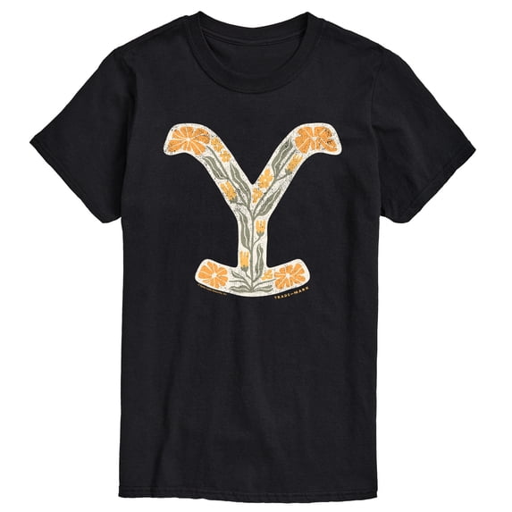 Yellowstone - Floral Logo - Men's Short Sleeve Graphic T-Shirt