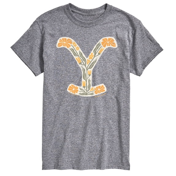 Yellowstone - Floral Logo - Men's Short Sleeve Graphic T-Shirt
