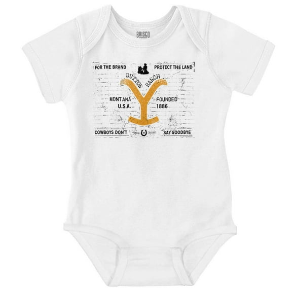 Yellowstone For Brand Protect Land Romper Boys or Girls Infant Baby Brisco Brands 12M