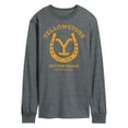 thumbnail image 1 of Yellowstone - Horseshoe Lockup - Men's Long Sleeve T-Shirt, 1 of 6