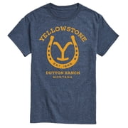 Yellowstone - Horseshoe Lockup - Mens Short Sleeve Graphic T-Shirt