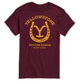 thumbnail image 1 of Yellowstone - Horseshoe Lockup - Men's Short Sleeve Graphic T-Shirt, 1 of 6
