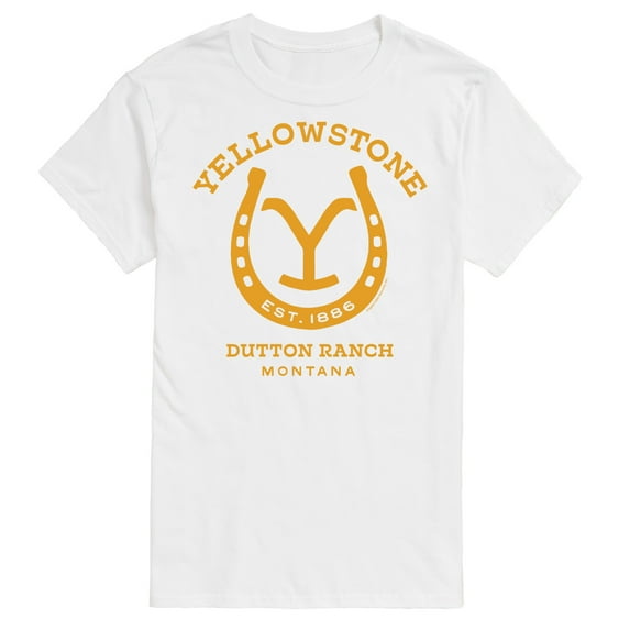 Yellowstone - Horseshoe Lockup - Men's Short Sleeve Graphic T-Shirt