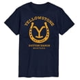 thumbnail image 1 of Yellowstone - Horseshoe Lockup - Men's Short Sleeve Graphic T-Shirt, 1 of 6
