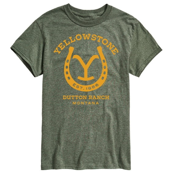 Yellowstone - Horseshoe Lockup - Men's Short Sleeve Graphic T-Shirt