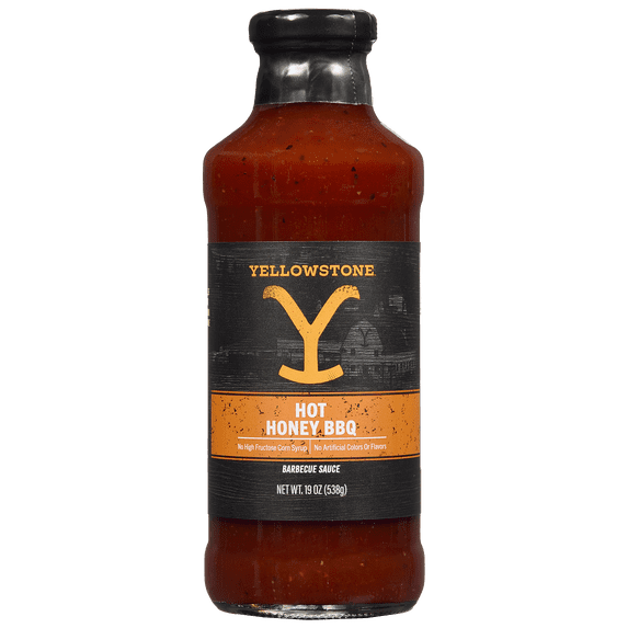Yellowstone Hot Honey BBQ Sauce, 19 oz