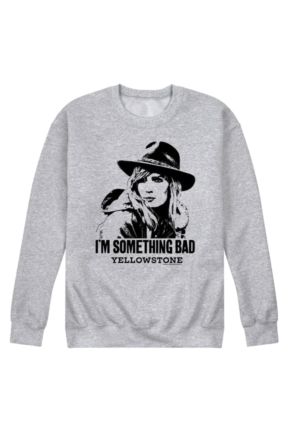- I'm Something Bad - Men's Crew Neck Fleece Pullover