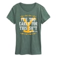 thumbnail image 1 of Yellowstone - Its Too Early For This Rip Wheeler - Women's Short Sleeve Graphic T-Shirt, 1 of 6