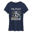thumbnail image 1 of Yellowstone - Jolly On The Inside - Women's Short Sleeve Graphic T-Shirt, 1 of 6