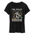 thumbnail image 1 of Yellowstone - Jolly On The Inside - Women's Short Sleeve Graphic T-Shirt, 1 of 6