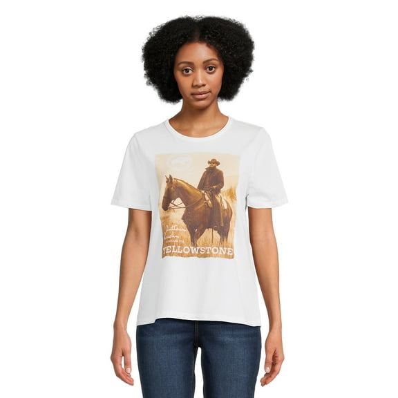 Yellowstone Juniors Rip Wheeler Graphic Tee with Short Sleeves, Sizes XS-3XL