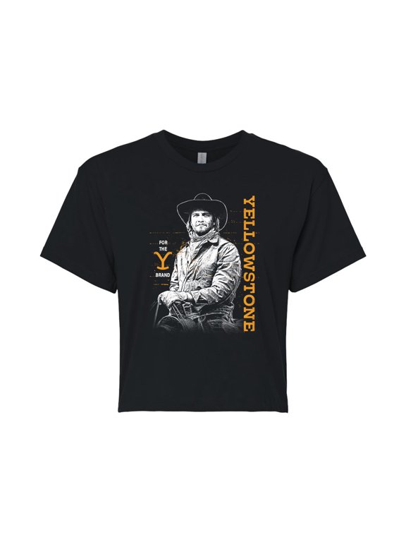 - Kayce - Juniors Cropped Graphic T-Shirt