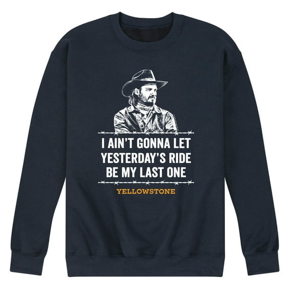 Yellowstone - Kayce Yesterdays Ride - Men's Crew Neck Fleece Pullover