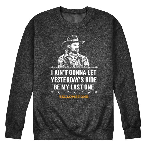 Yellowstone - Kayce Yesterdays Ride - Men's Crew Neck Fleece Pullover