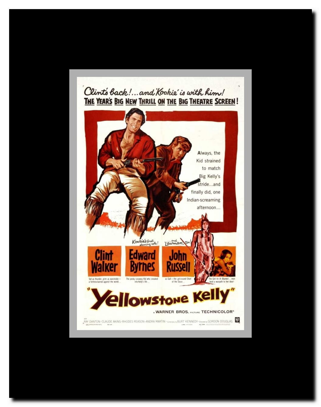 Yellowstone Kelly Framed Movie Poster
