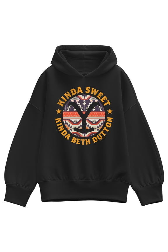 - Kinda Sweet Kinda Beth Dutton - Women's Oversized Fleece Hoodie Sweatshirt