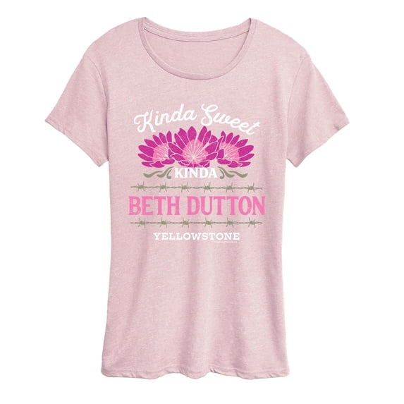 Yellowstone - Kinda Sweet Kinda Beth Dutton Women's Short Sleeve Graphic T-Shirt