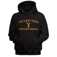 thumbnail image 1 of Yellowstone Light Logo Black Hoodie Sweatshirt, 1 of 2