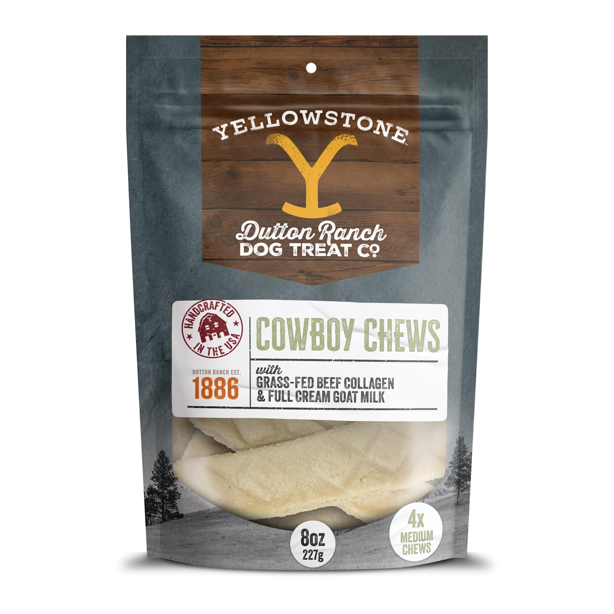 Yellowstone Limited Ingredient Dog STF9 Treats Beef Collagen Chews