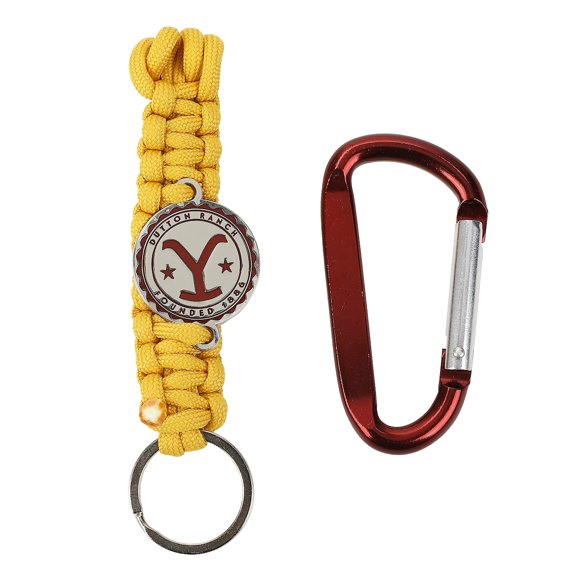 Yellowstone Logo Carabiner Clip Keychain