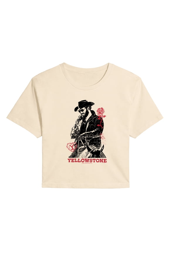 - Love Rip Cropped Graphic T-Shirt