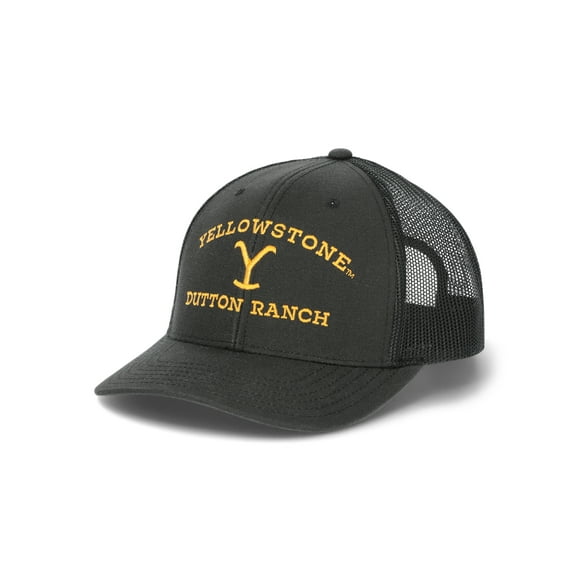 Yellowstone Men's Adjustable Snapback Trucker Hat, One Size