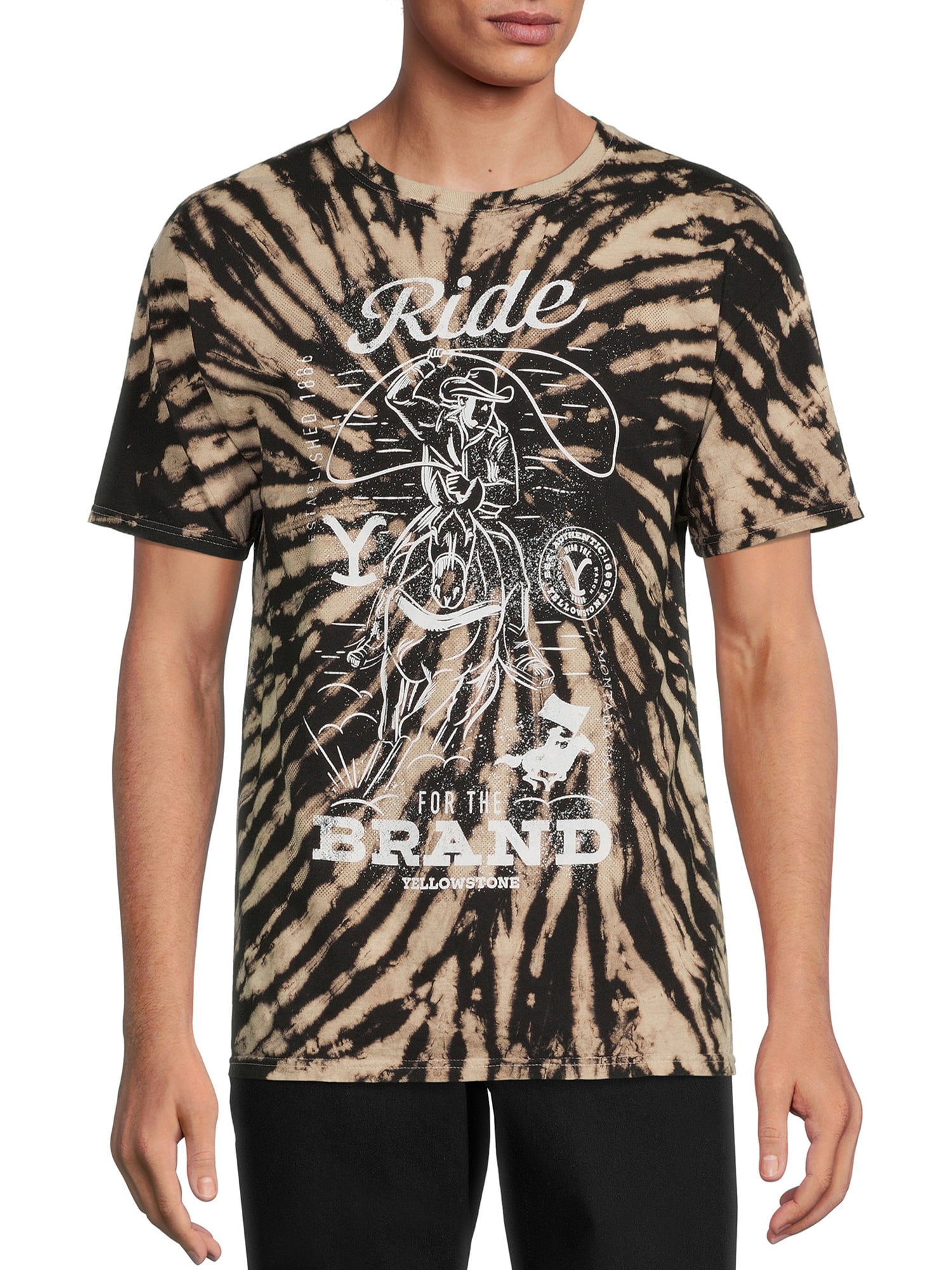 Tie-Dye Graphic Tee Shirt