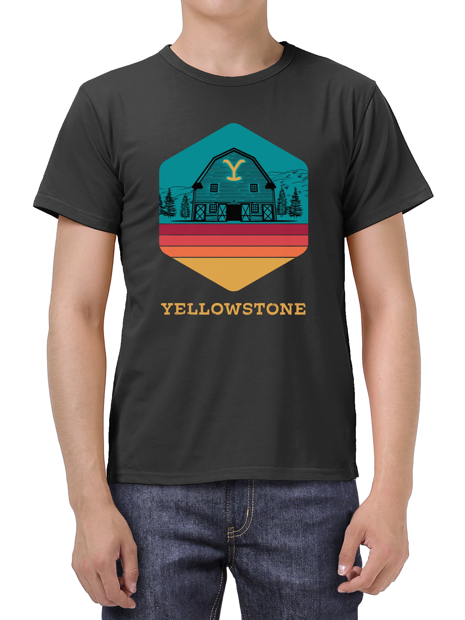 Yellowstone Men's & Big Men's Short Sleeve Graphic Tee Shirt, Sizes S-3XL