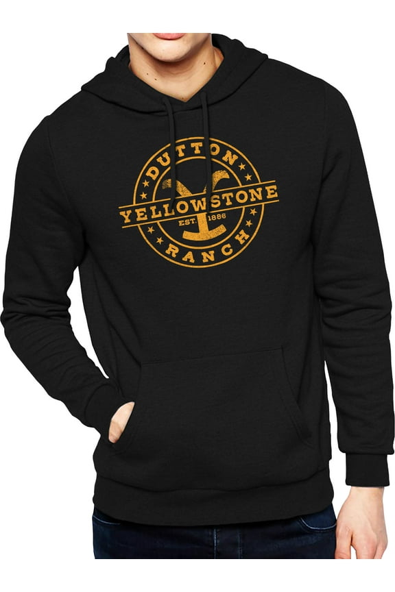 Men's Dutton Ranch Long Sleeve Graphic Hoodie Sweatshirt, Sizes S-3XL