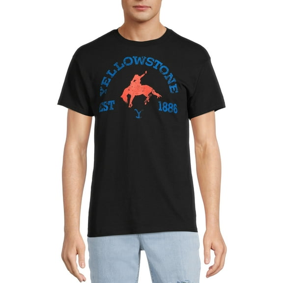 Yellowstone Men's Stay Wild Graphic Tee with Short Sleeves