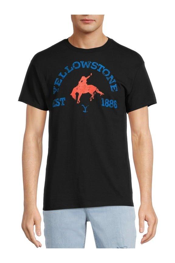 Yellowstone Men's Stay Wild Graphic Tee with Short Sleeves