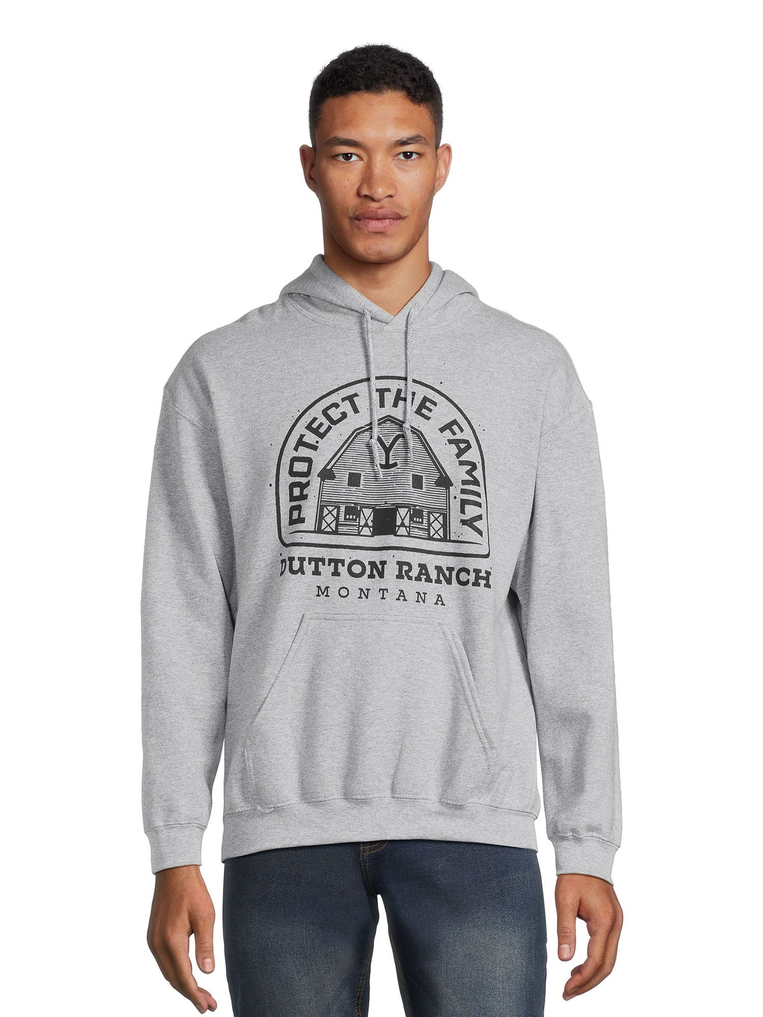 Yellowstone Men's and Big Men's Pullover Hoodie Sweatshirt, Sizes S-3XL