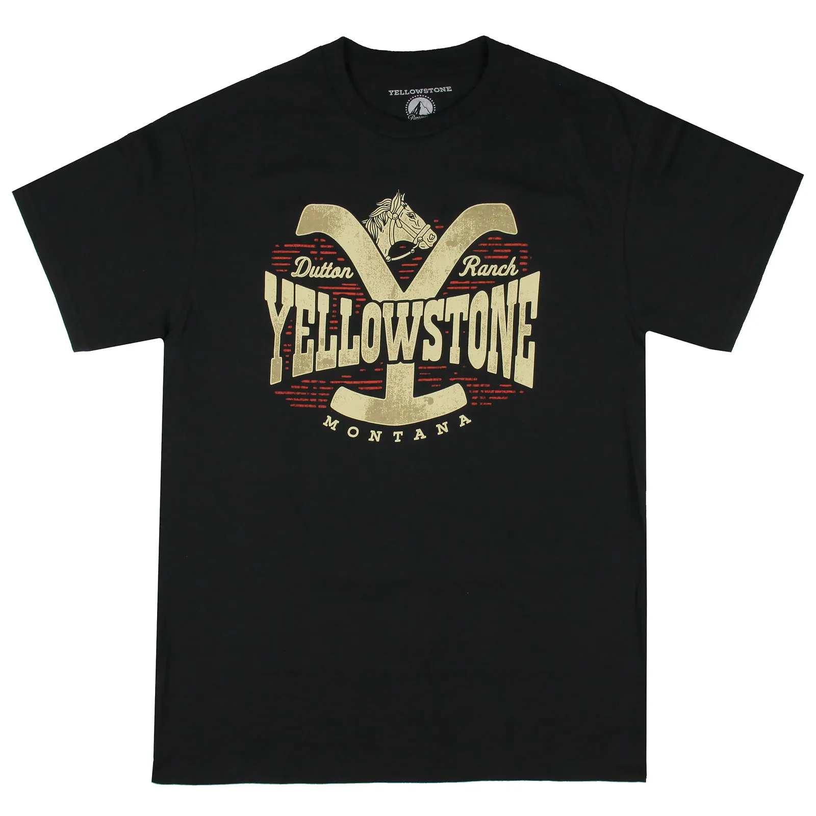 Yellowstone Mens' Dutton Ranch Montana Logo T-Shirt - Walmart.com