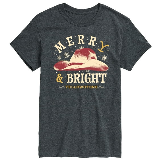 Yellowstone - Merry And Bright - Men's Short Sleeve Graphic T-Shirt