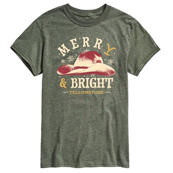 Yellowstone - Merry And Bright - Men's Short Sleeve Graphic T-Shirt
